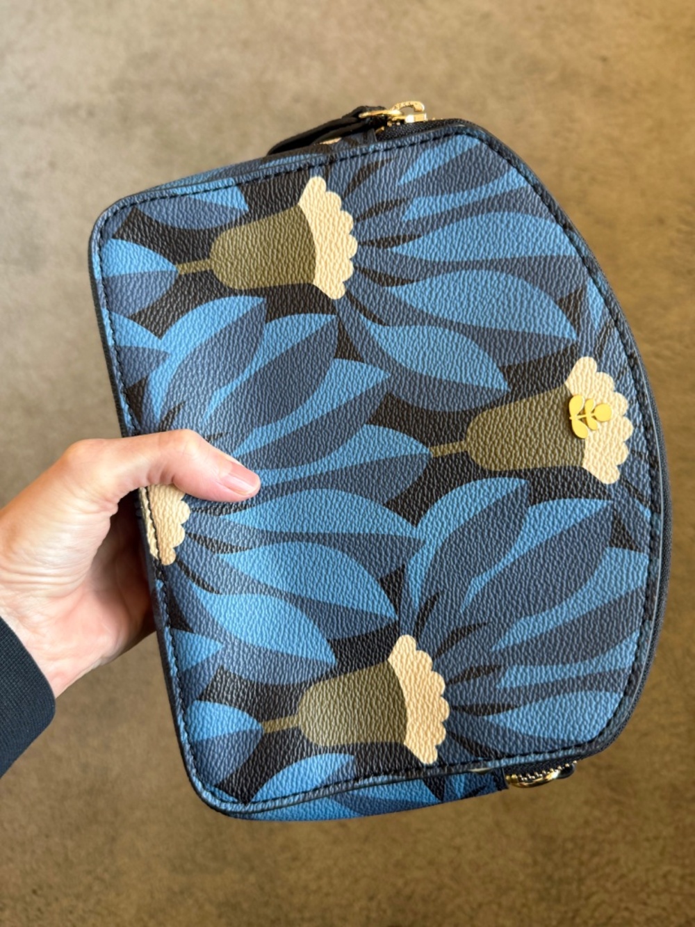 Orla Kiely Floral Leather Bag - Picture 5 of 7